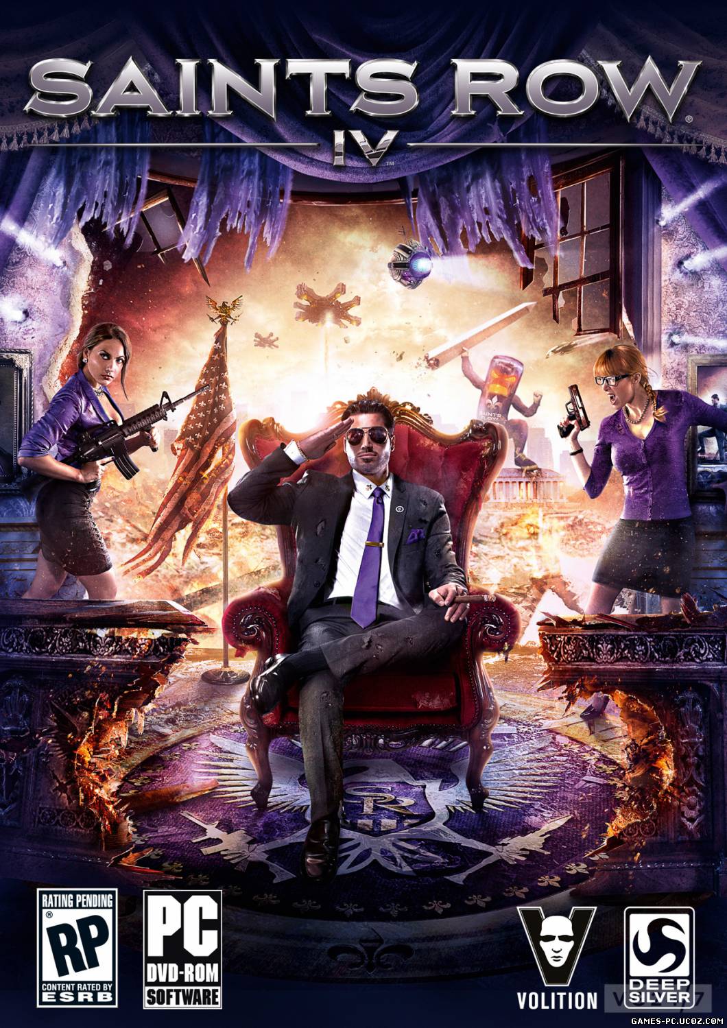Постер для - Saints Row 4: Commander-in-Chief Edition + Season Pass DLC (2013/PC/ENG)